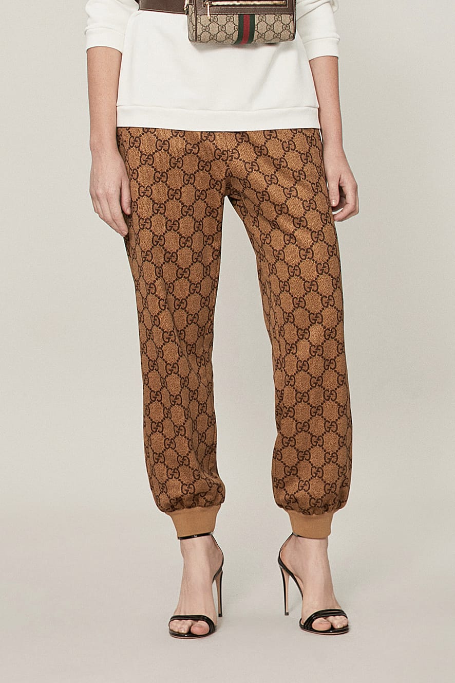 Gucci Men's GG Track Pants in Beige | LN-CC®